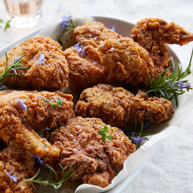 Southern-Style Skillet Fried Chicken + Dessert
